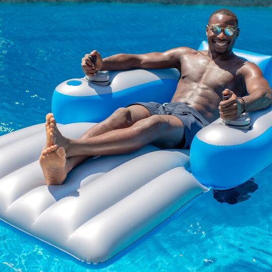 PoolCandy 67" Splash Runner Motorized Luxury Pool Lounger